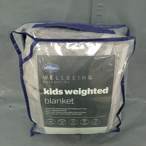 SILENTNIGHT WELLBEING COLLECTION KIDS WEIGHTED BLANKET IN GREY (3KG)