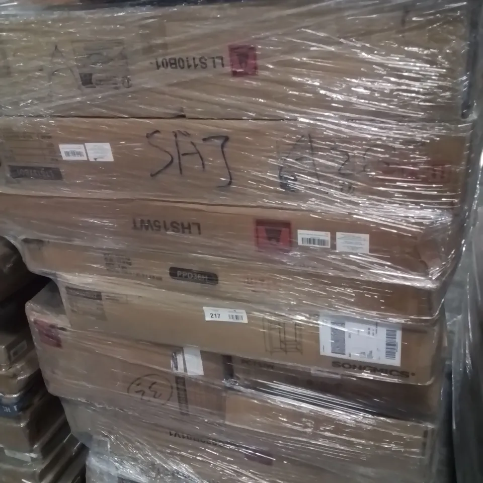 PALLET CONTAINING ASSORTED ITEMS TO INCLUDE: GARMENT RAILS, DOG CRATES AND PET PENS ECT.