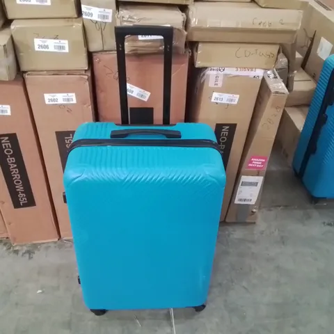 BOXED NEO ELECTRIC BLUE HARD SHELL LUGGAGE SUITCASES (1 BOX)