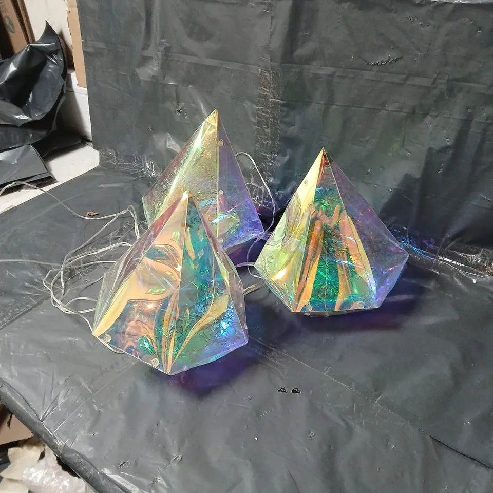 MY GARDEN STORIES LED DIAMOND TRIO LIGHT STRAND