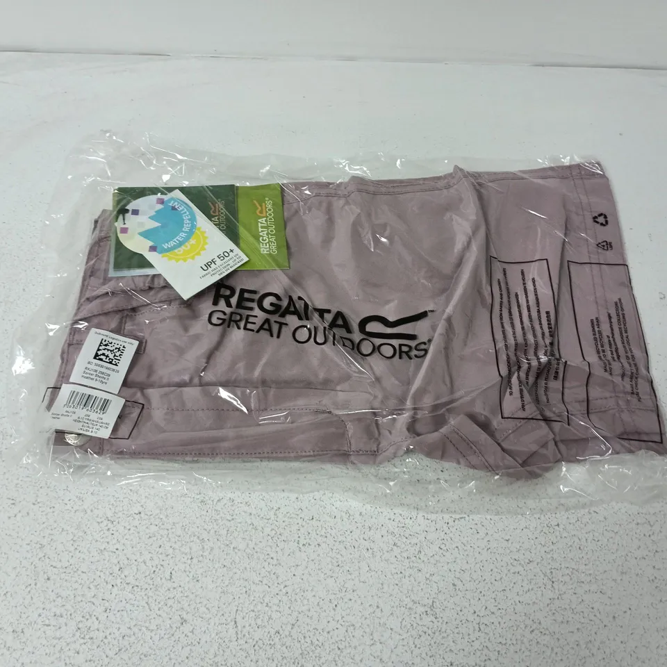 APPROXIMATELY 24 BRAND NEW REGATTA KIDS SOCCER SHORTS II IN HEATHER - 9-10YRS
