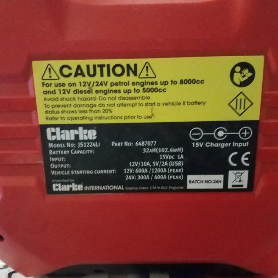 CLARKE MULTI-FUNCTION JUMP START