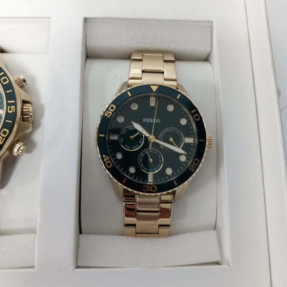 BOXED FOSSIL HIS AND HERS WRIST WATCH COLLECTION