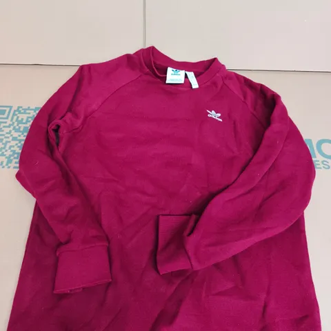 ADIDAS MAGENTA CREWNECK SWEATSHIRT – UK XS