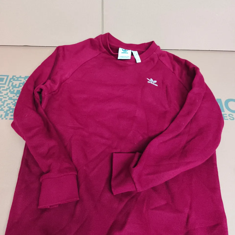 ADIDAS MAGENTA CREWNECK SWEATSHIRT – UK XS