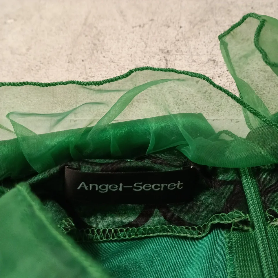 ANGEL-SECRET WOMEN’S SEQUIN SKIRT – BLUE/GREEN OMBRE