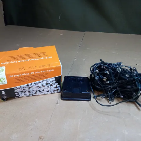 100 BRIGHT WHITE LED SOLAR FAIRY LIGHTS