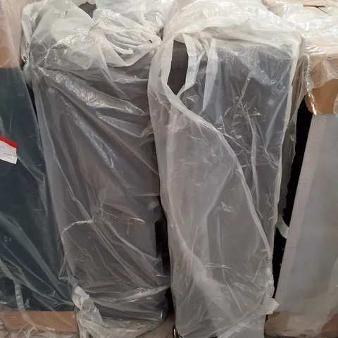 UNIVERSAL 135CM 4 DRAWER WOVEN GRAPHITE DIVAN BASE (2 PARTS)