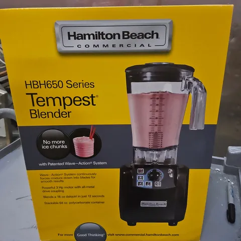 BOXED HAMILTON BEACH HBH650 TEMPEST BLENDER