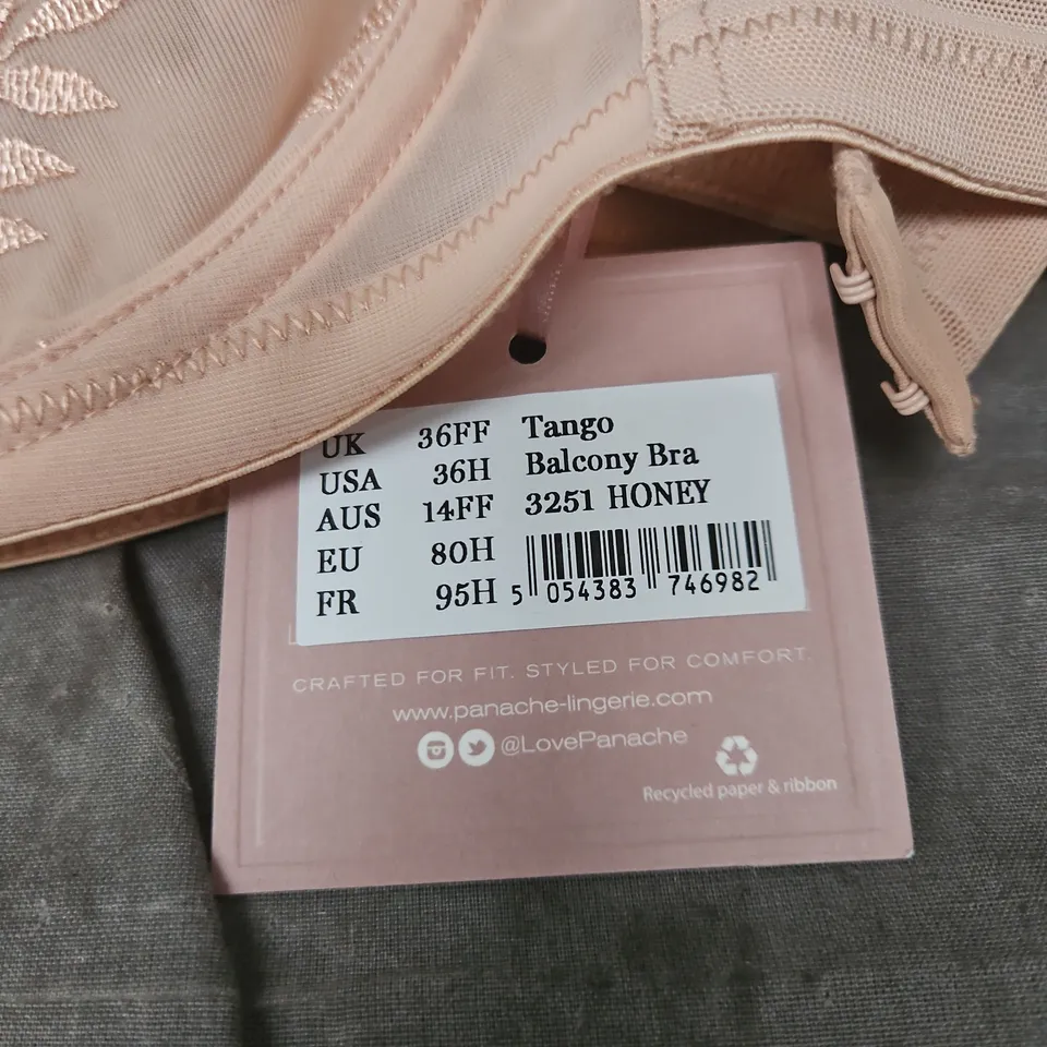 PANACHE TANGO BALCONY BRA – HONEY (BEIGE), UK 36FF