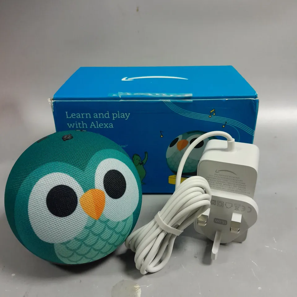 BOXED AMAZON ECHO DOT KIDS SMART SPEAKER 