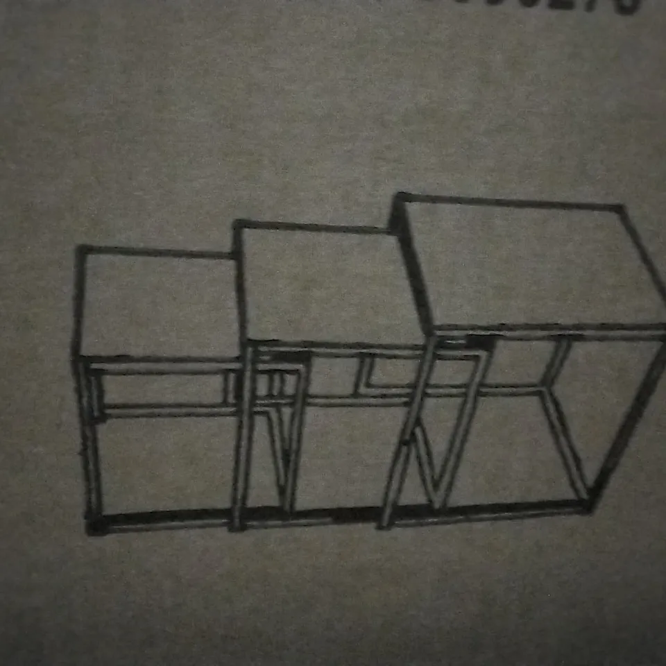 BOXED SITWELL FRAME COFFEE TABLE