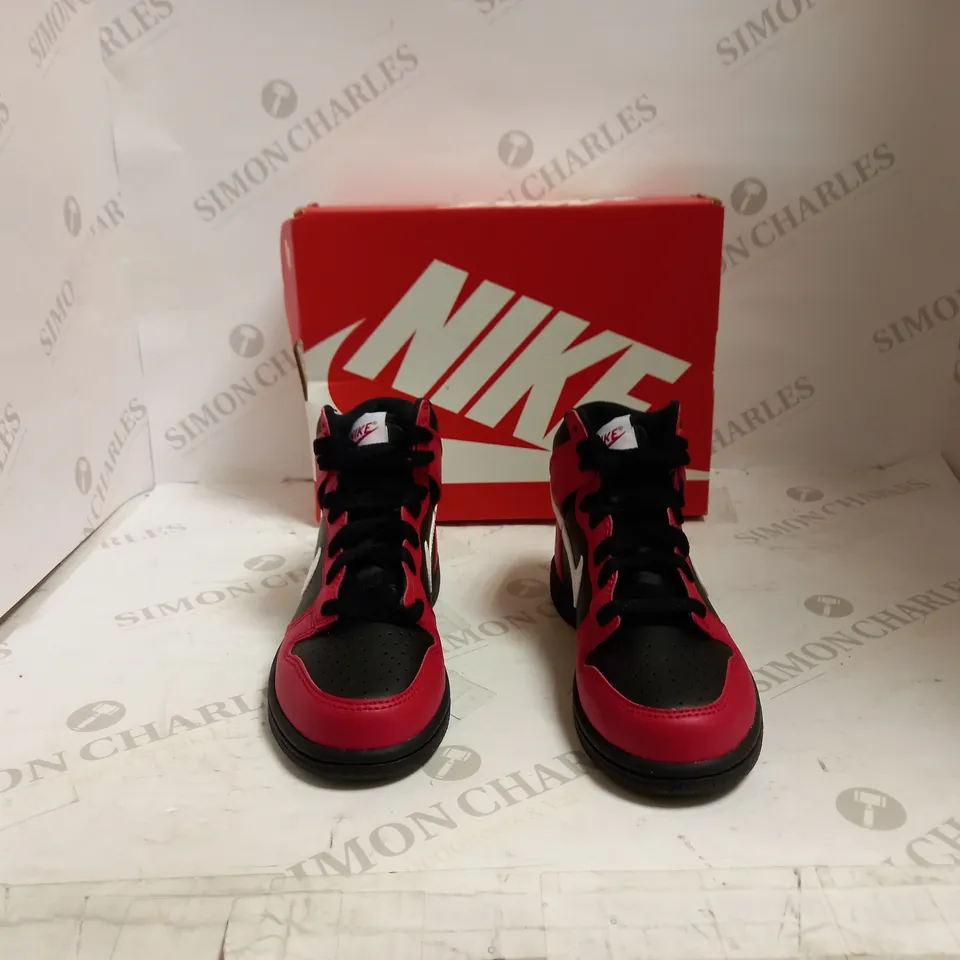 NIKE DUNK HIGH PS BLACK/WHITE-UNIVERSITY RED UK 13 