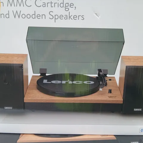 BOXED LENCO TURNTABLE WITH BLUETOOTH - LS-300WD V2