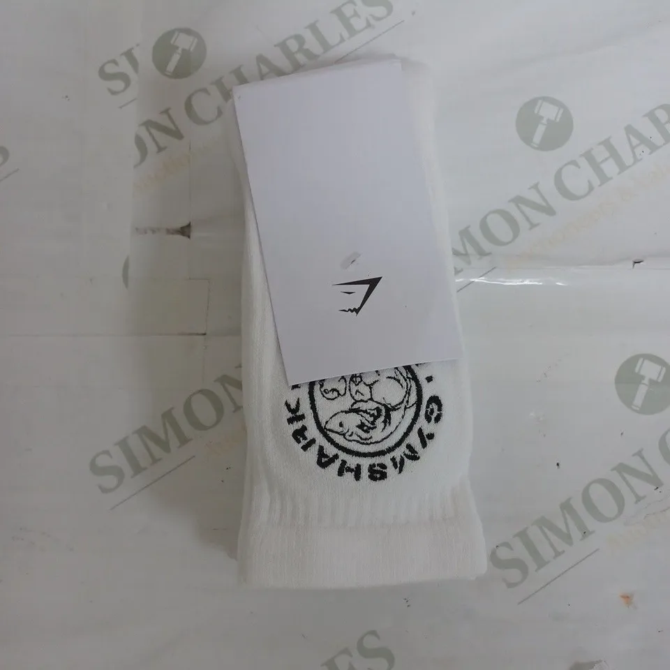 GYMSHARK FITNESS 2 PAIRS OF SOCKS - 6-8