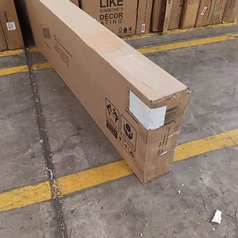 BOXED TV CONSOLE - SATIN WALNUT FINISH