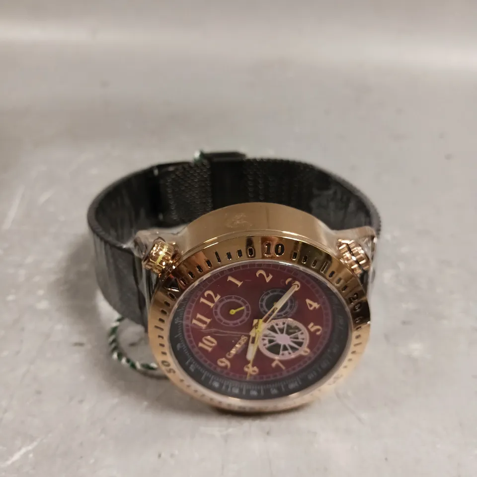 GAMAGES ASPECT TIMER CHERRY DIAL WATCH 