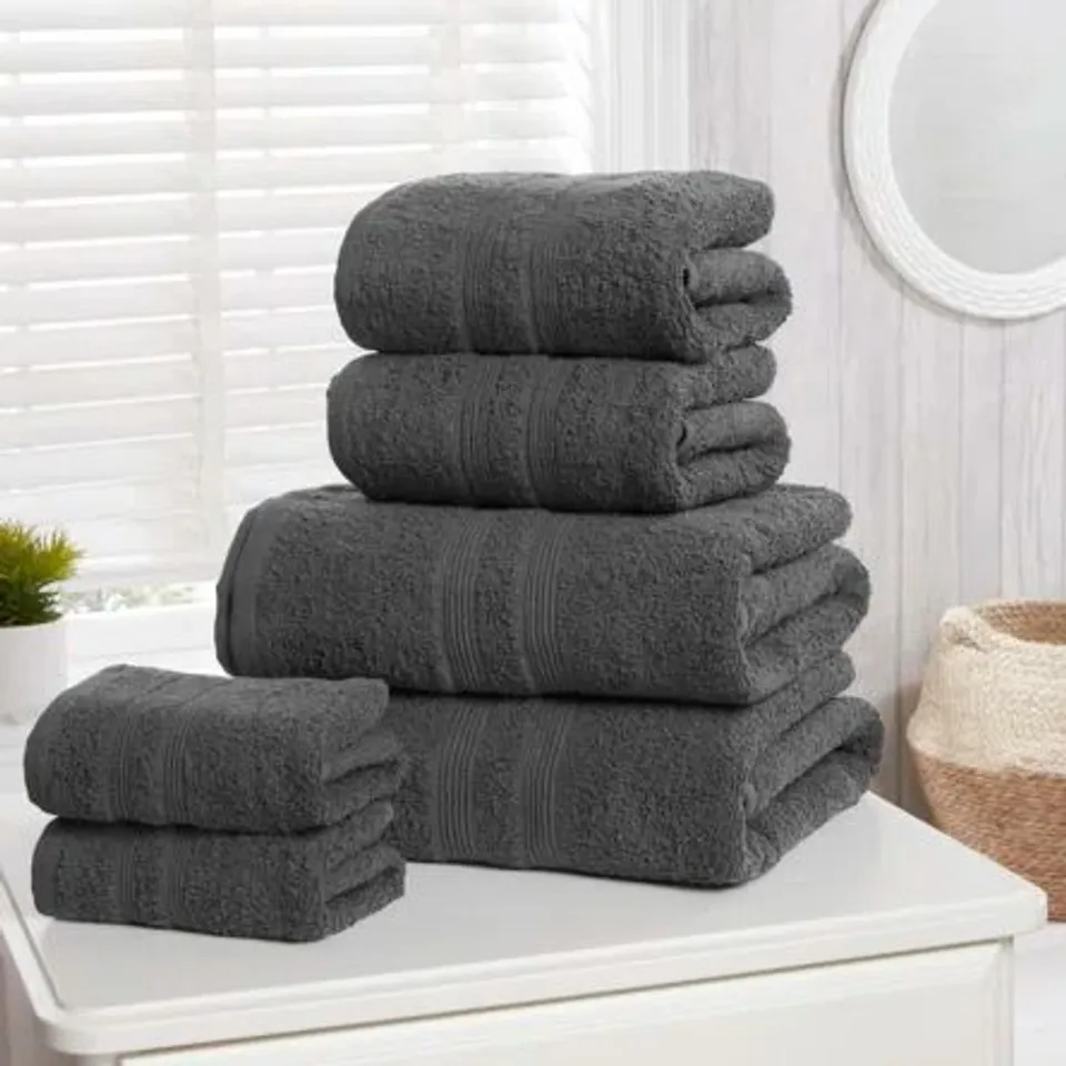 GYZELLE 6 PIECE MULTI SIZE BALE COLOUR CHARCOAL 