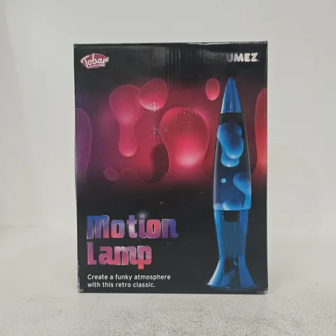 BOXED TOBAR LUMEZ MOTION LAMP