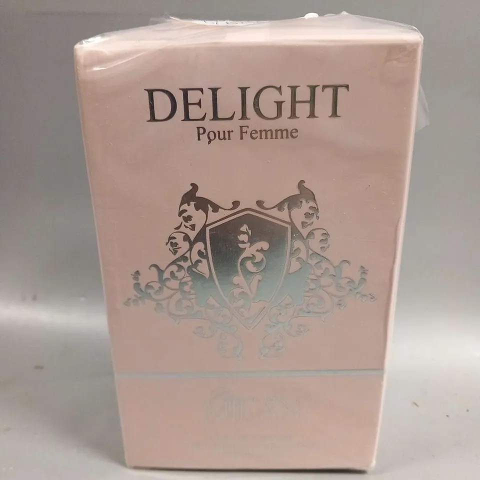 BOXED AND SEALED DELIGHT POUR FEMME EAU DE PARFUM 100ML
