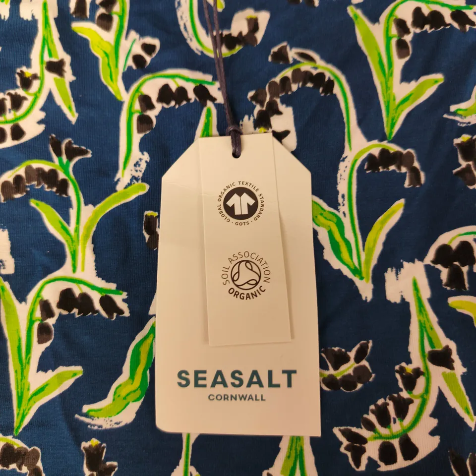 SEASALT CORNWALL VERONICA DRESS – PETITE, BLUE FLORAL - UK 10