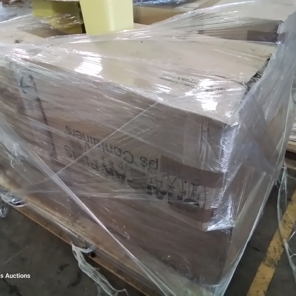 PALLET OF 8 CASES EACH CONTAINING 15 SHARPSAFE 7L YELLOW DISPOSABLE BINS