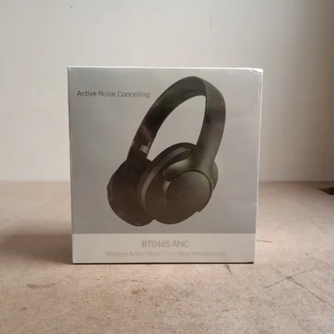 BOXED AND SEALED ACTIVE NOISE CANCELLING BT048S ANC WIRELESS HEADPHONES