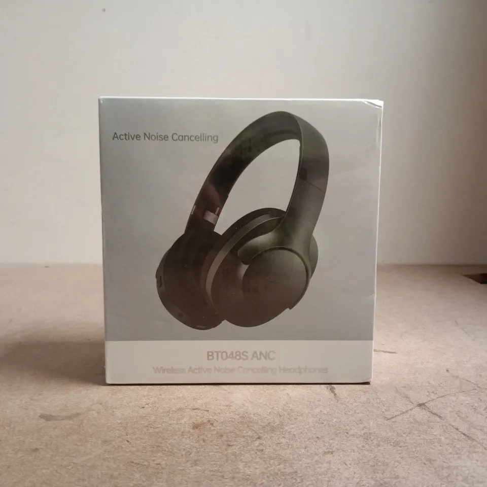 BOXED AND SEALED ACTIVE NOISE CANCELLING BT048S ANC WIRELESS HEADPHONES