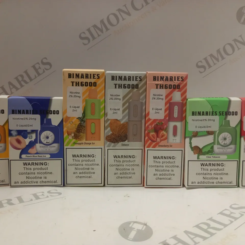 BOX OF APPROX 12 ASSORTED DISPOSABLE VAPES 