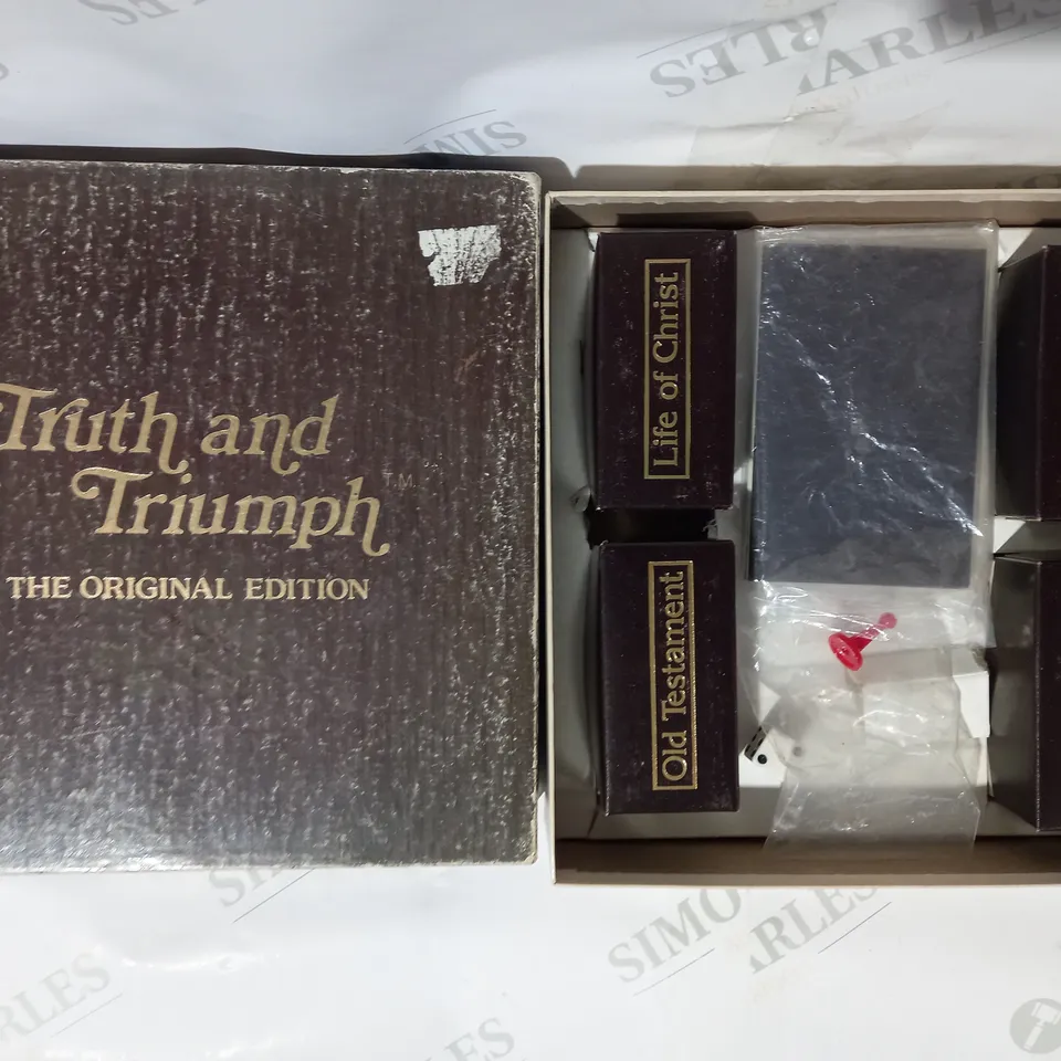 TRUTH AND TRIUMPH - THE ORIGINAL EDITION BOARD GAME