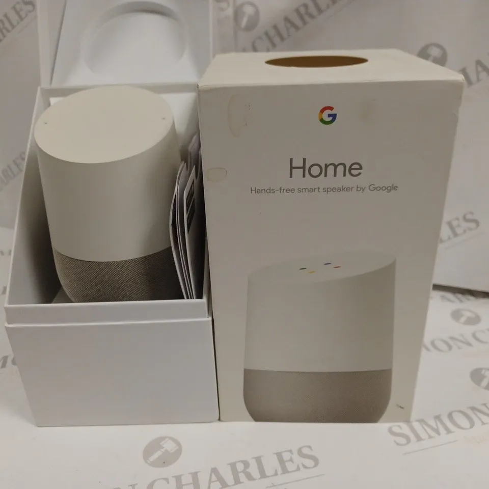 BOXED GOOGLE HOME SMART SPEAKER
