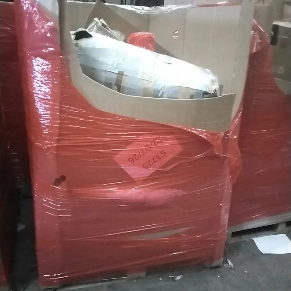 PALLET OF ASSORTED HOUSEHOLD GOODS AND PRODUCTS TO INCLUDE; BOXED FURNITURE ETC