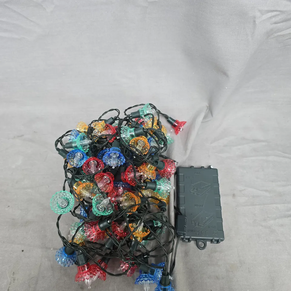 BATTERY OPERATED TRADITIONAL FLOWER FAIRY OUTDOOR CHRISTMAS LIGHTS RRP £22