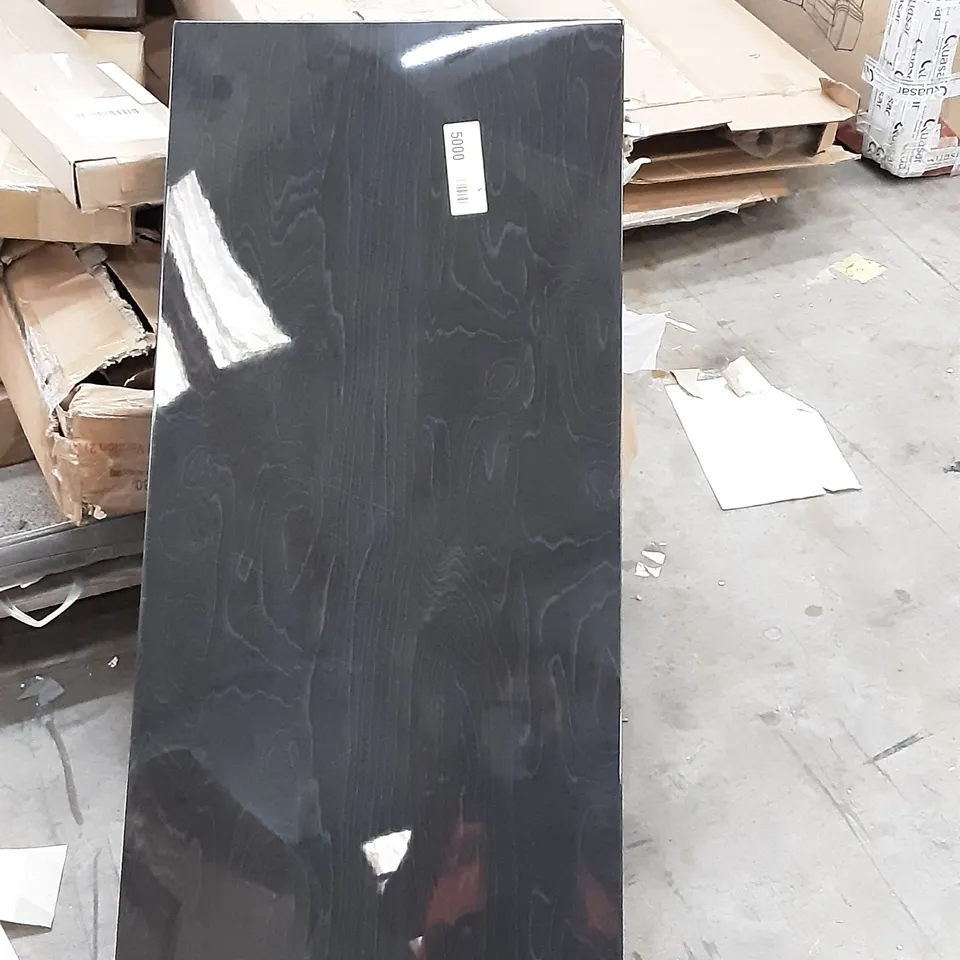 FURNITURE PART , GLOSSY BLACK WOOD EFFECT 