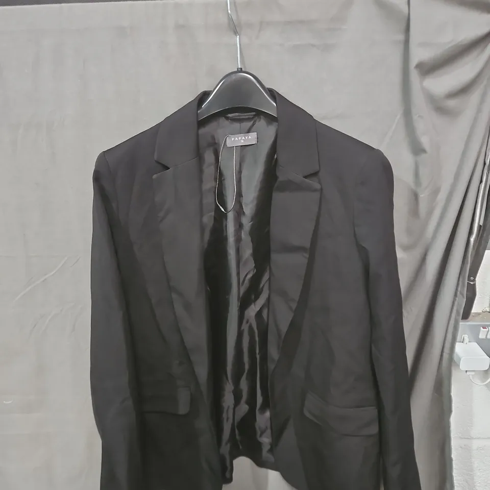PAPAYA BLACK WOMEN'S BLAZER – UK SIZE 16