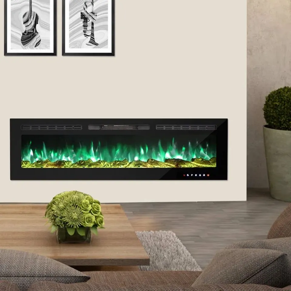 BOXED EUL 17 STORIES ELECTRIC FIREPLACE 