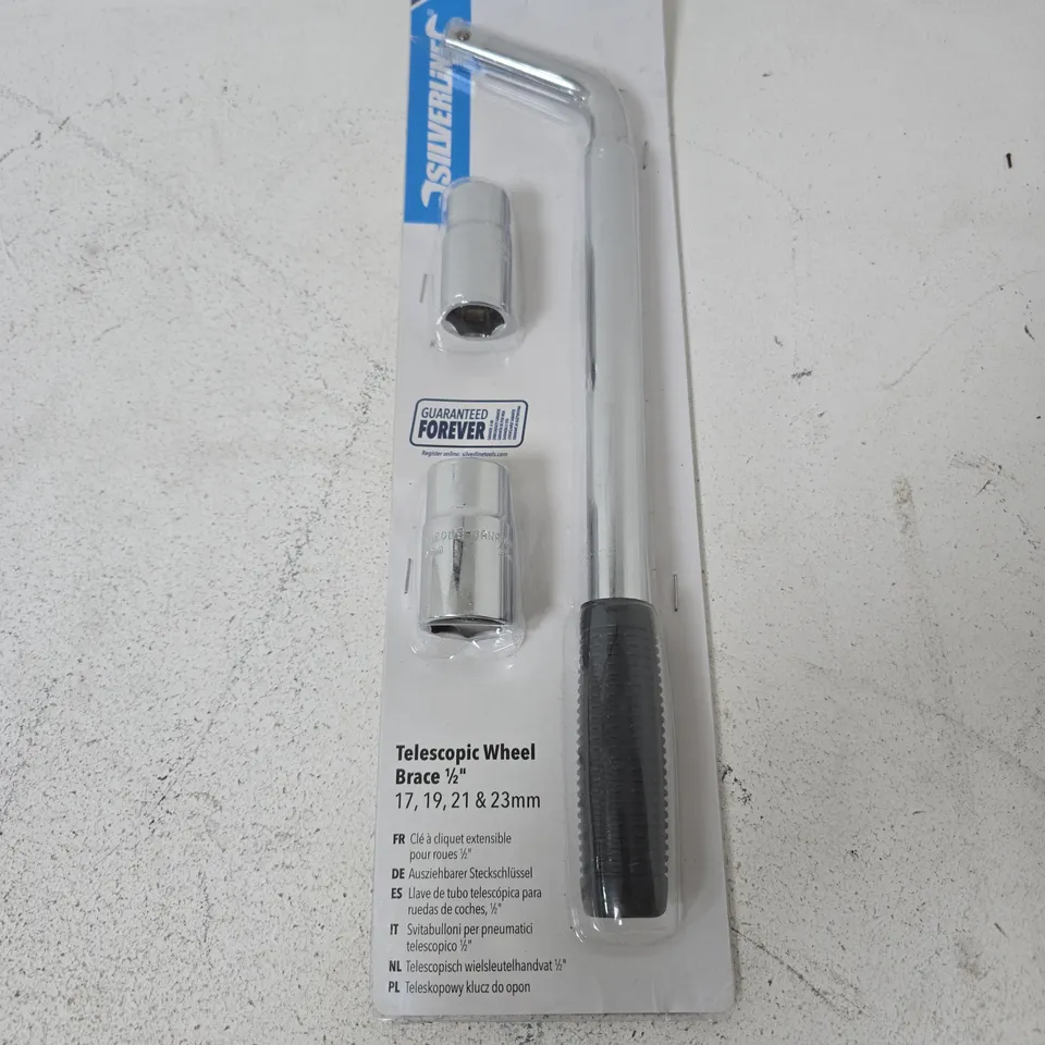 BOXED SILVERLINE TELESCOPIC BRACE 1/2"