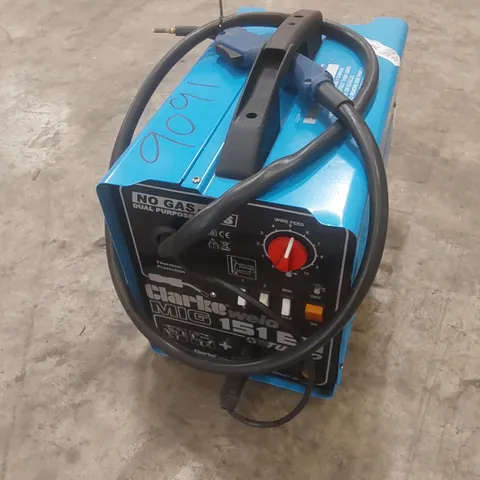 CLARKE MIG151EN 150 AMP TURBO NO GAS/GAS MIG WELDER