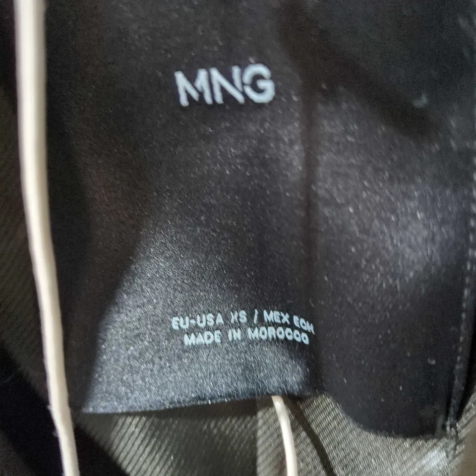 MNG OLIVE GREEN BELTED COAT – LONG, WITH TAGS 