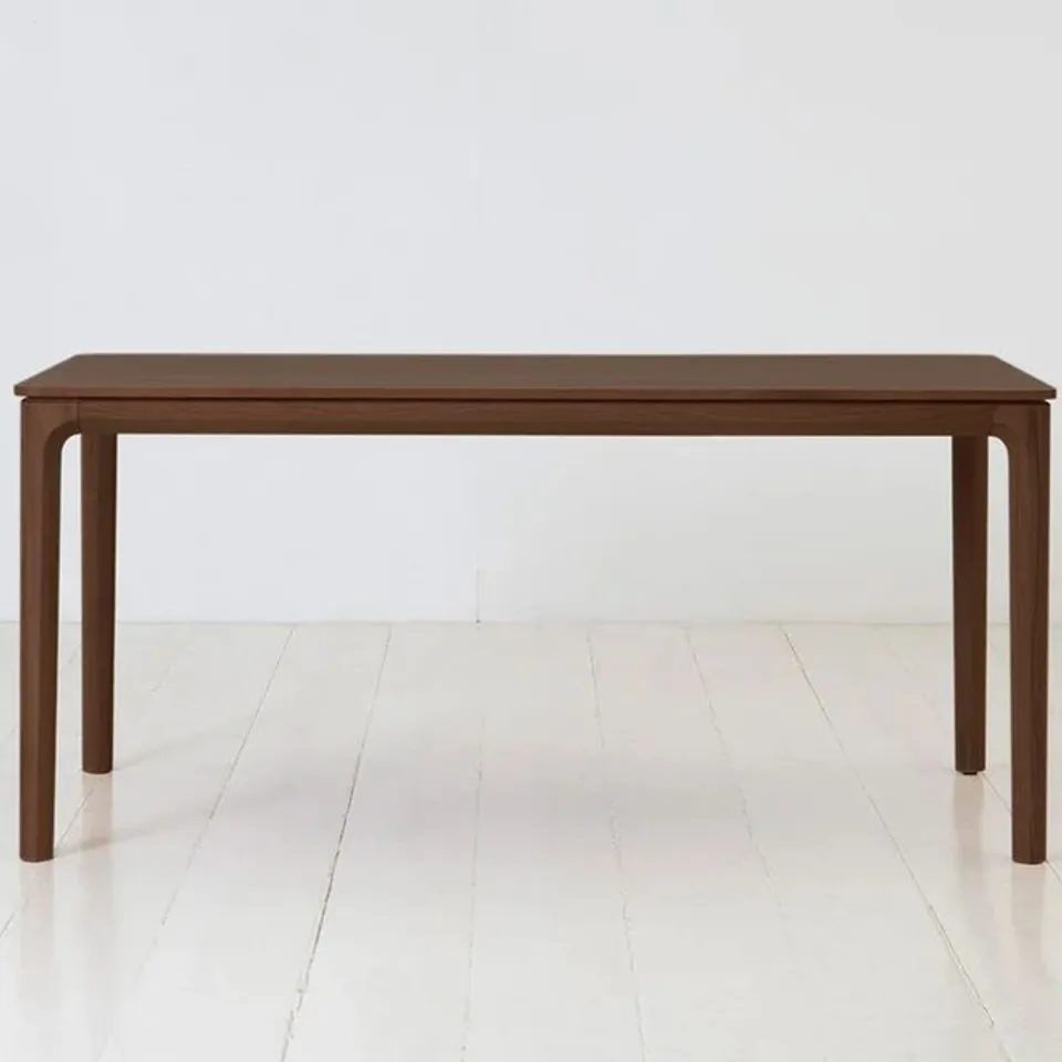 BOXED SWYFT 6-8 SEATER EXTENDING DINING TABLE 01 - WALNUT (2 BOXES)