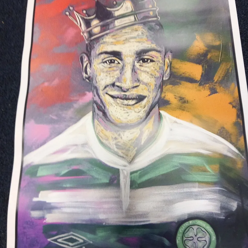 TEN ASSORTED CHRIS HARLAND SIGNED CELTIC PRINTS