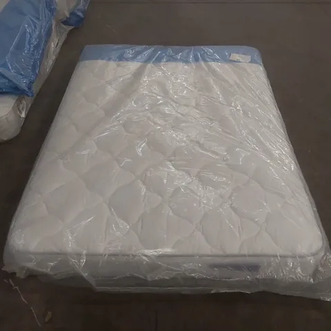 QUALITY BAGGED DOUBLE 135cm AIRSPRUNG LUXURY QUILTED MEDIUM MATTRESS