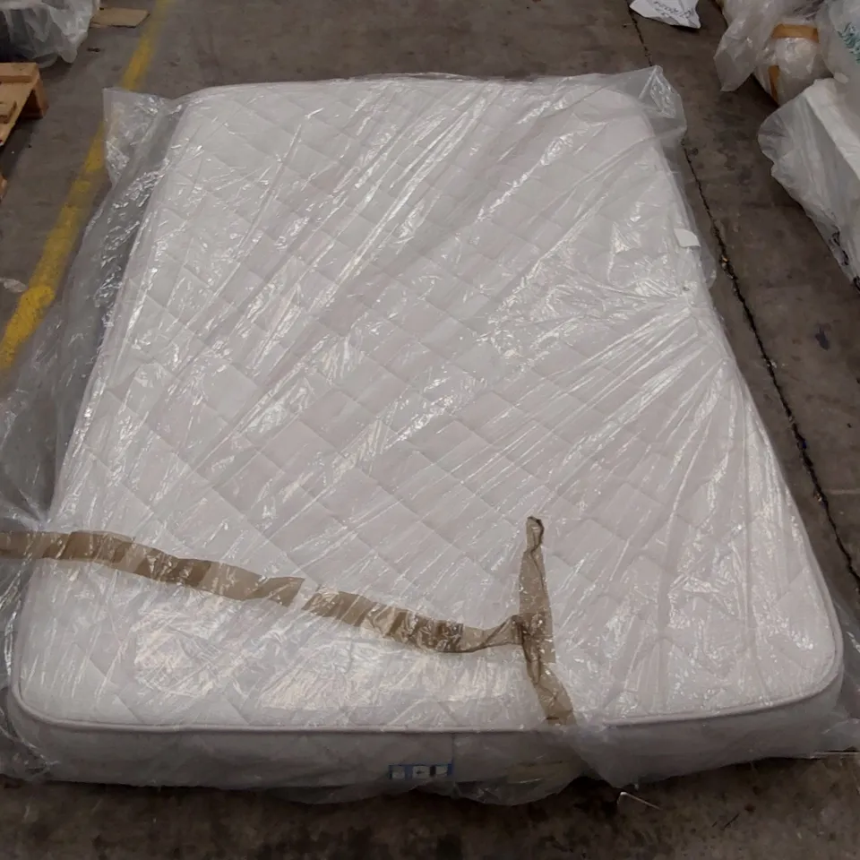 QUALITY BAGGED DUAL LAYER 600 HYBRID SMALL DOUBLE MATTRESS WITH BREATHABLE COOLING FABRIC 