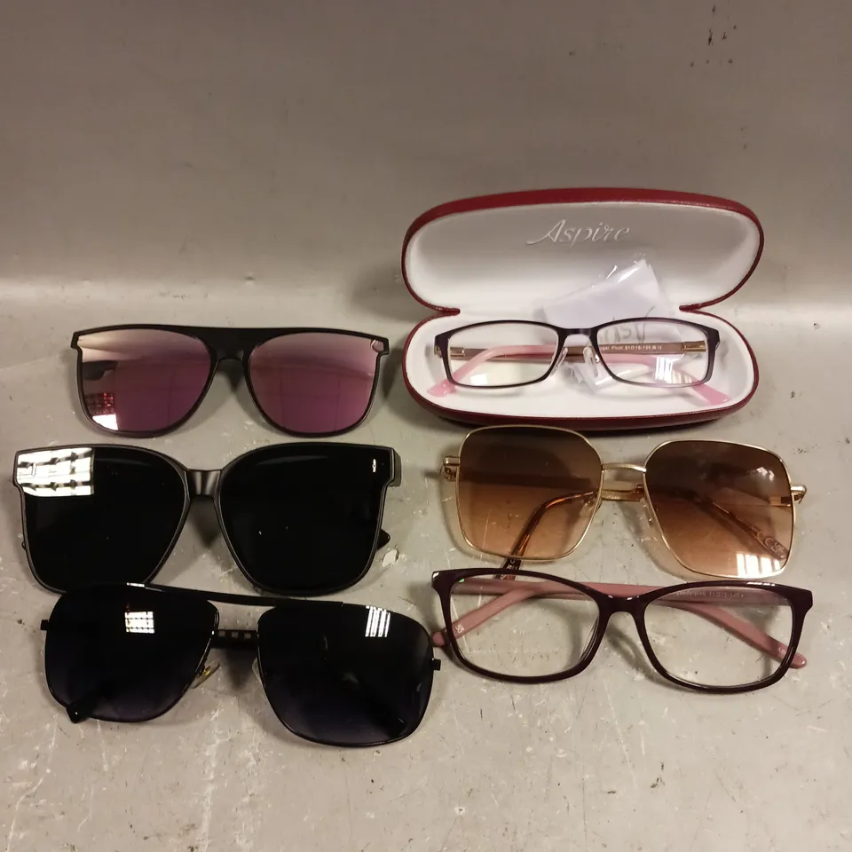 APPROXIMATELY 15 ASSORTED GLASSES/SUNGLASSES IN VARIOUS DESIGNS 