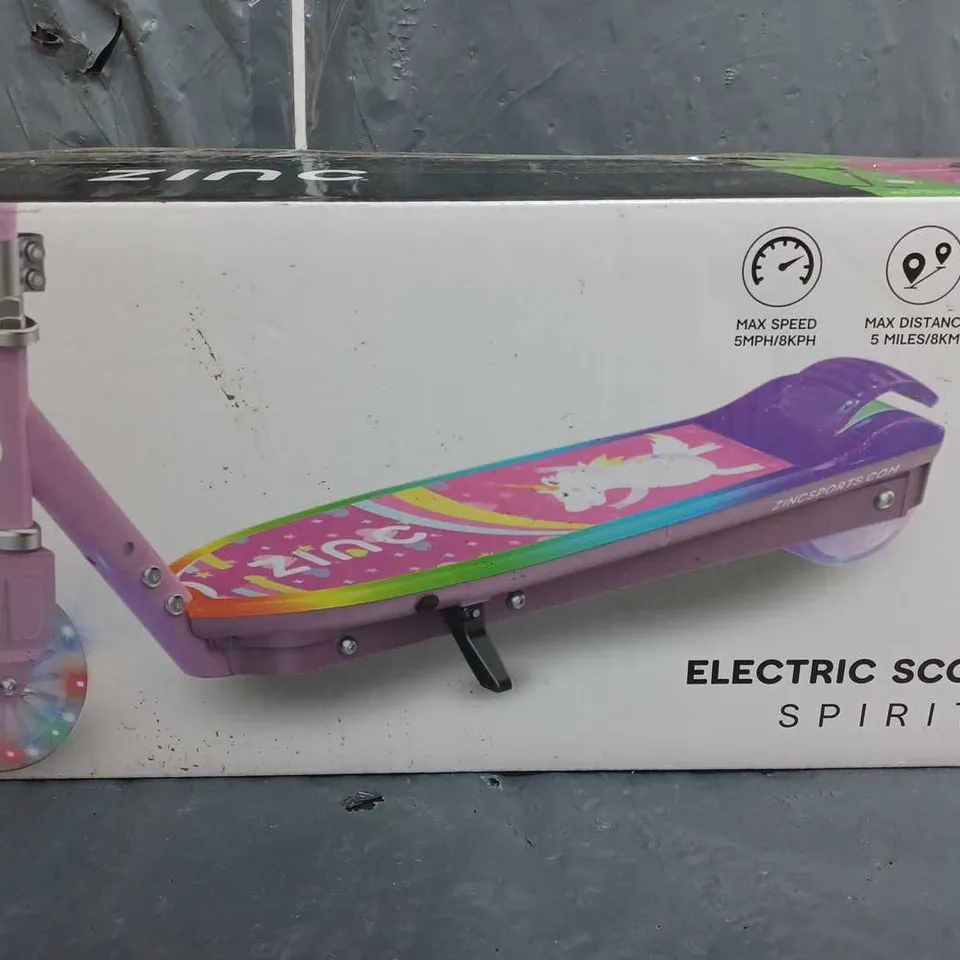 ZINC SPIRIT KIDS ELECTRIC SCOOTER - PINK