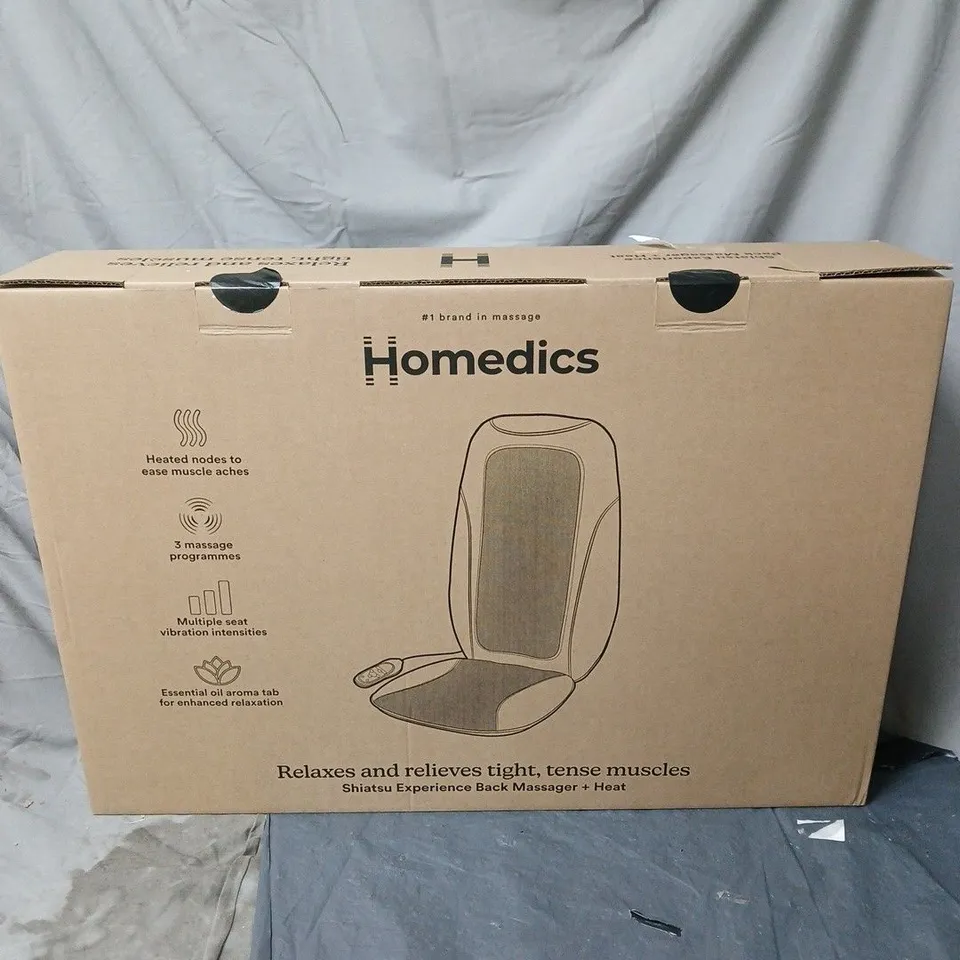HOMEDICS SHIATSU EXPERIENCE BACK MASSAGER BOXED