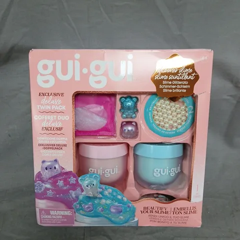 GUI GUI SHIMMER SLIME DELUXE TWIN PACK – PINK BOXED GIFT SET