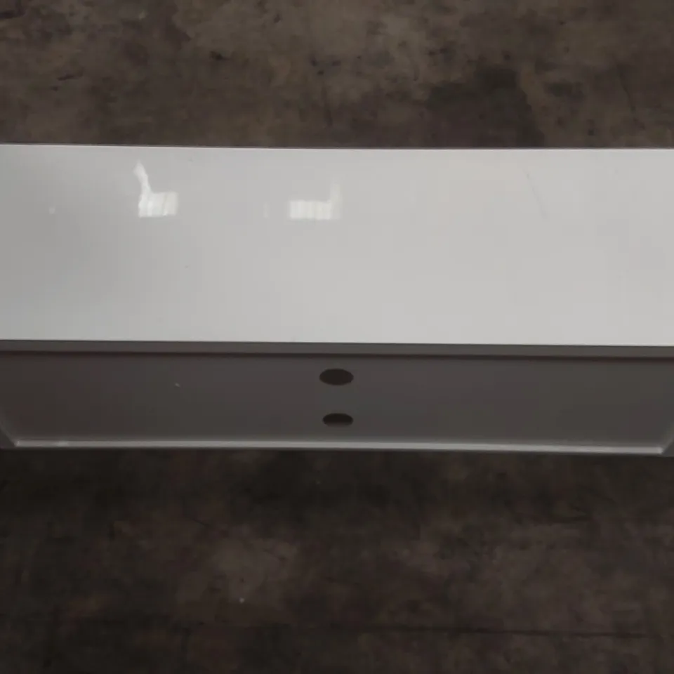 DESIGNER 2 DOOR WOODEN TV CABINET WITH GLASS SHELF