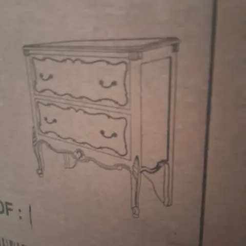 BRAND NEW BOXED HOMESDIRECT 365 ASW 2 DRAWER CHEST
