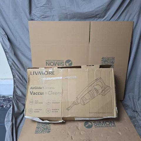 LIVMORE AIRGLIDE WIRELESS VACUUM CLEANER – BOXED